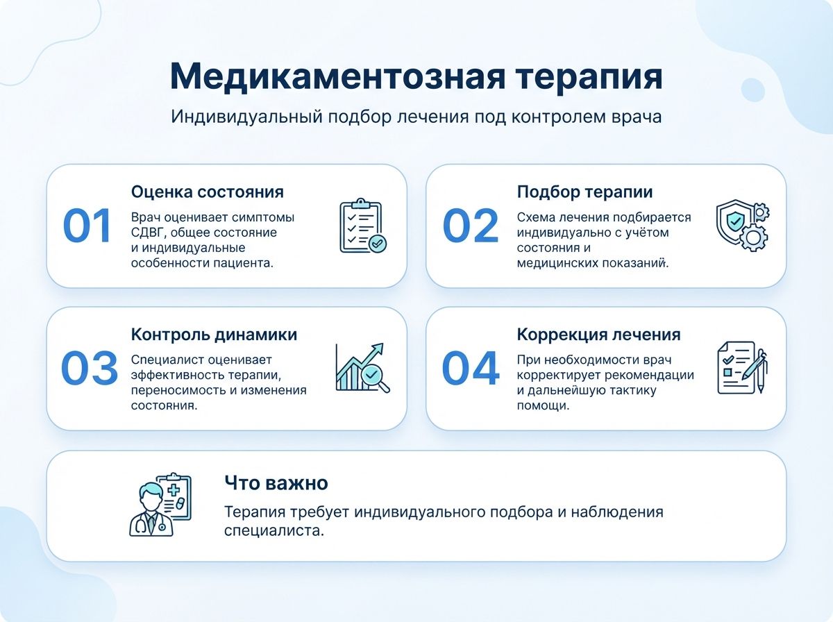 Лечение СДВГ в Закаменске у детей и взрослыхинфографика