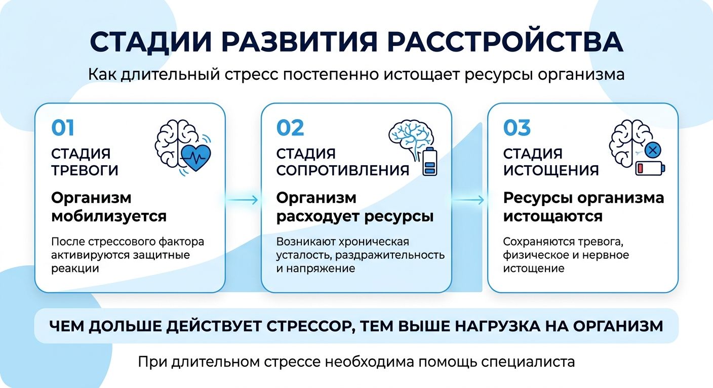 Лечение стресса в Закаменске инфографика